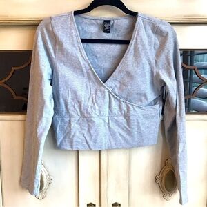 EUC Victoria’s Secret Crop Wrap Top